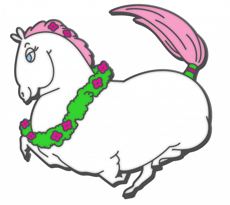 #1 - Chonky Horse Pin