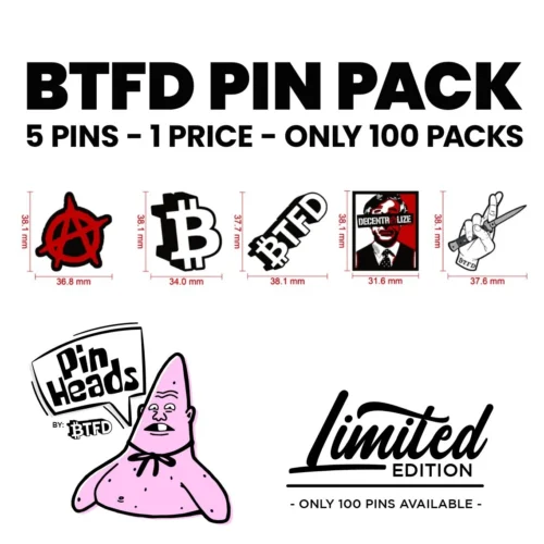 #2 - BTFD Crypto Enamel Pin Pack